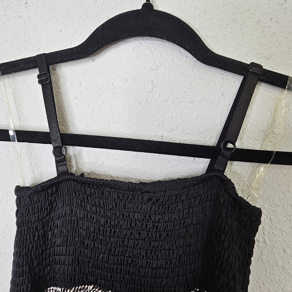 Shoreline Black White Mandalla Bandana Fit Flare Size S/M - Picture 7 of 8